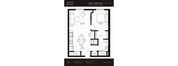 1 Bed 1 Bath Plans 1-4