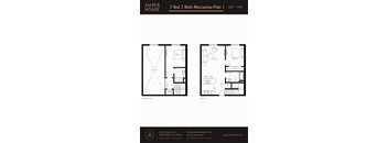 2 Bed 2 Bath Mezzanine