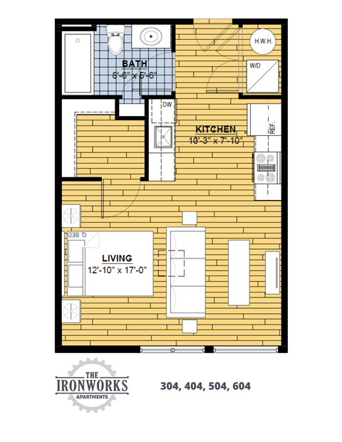 Studio Floorplan 3
