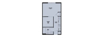 1 bed 1 bath A at The Commons On Ludlow Apartments, Philadelphia, PA