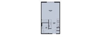 Studio 1 bath B at The Commons On Ludlow Apartments, Pennsylvania 19104