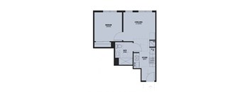 1 bed 1 bath B at The Commons On Ludlow Apartments, Philadelphia, 19104