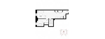 a floor plan of a house