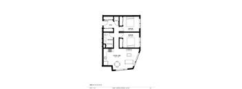 The Frankford Floorplan at The Isaac Apartments, Philadelphia, Pennsylvania