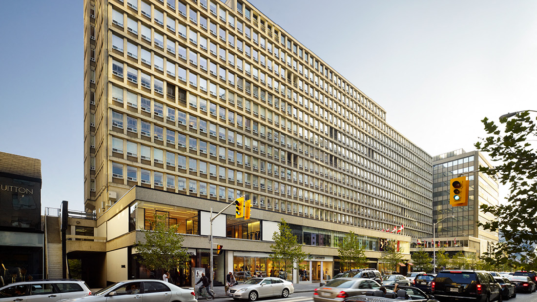 The Colonnade, at the heart of Yorkville's most stylish block