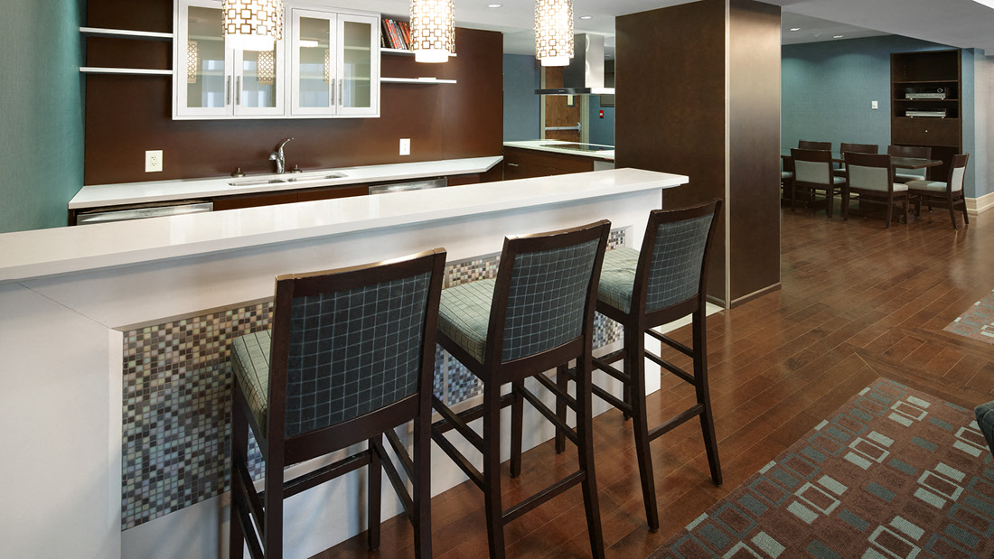 Entertain in style with this lavish Amenities Room