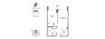 Balmuto 1bedroom floorplan