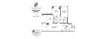 Queen's Park 2bedroom floorplan
