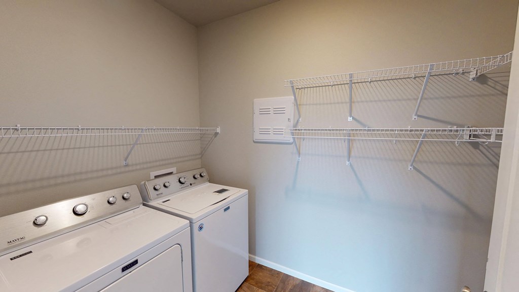 Laundry Room at First Street Lofts in Downtown Bismarck, Bismarck