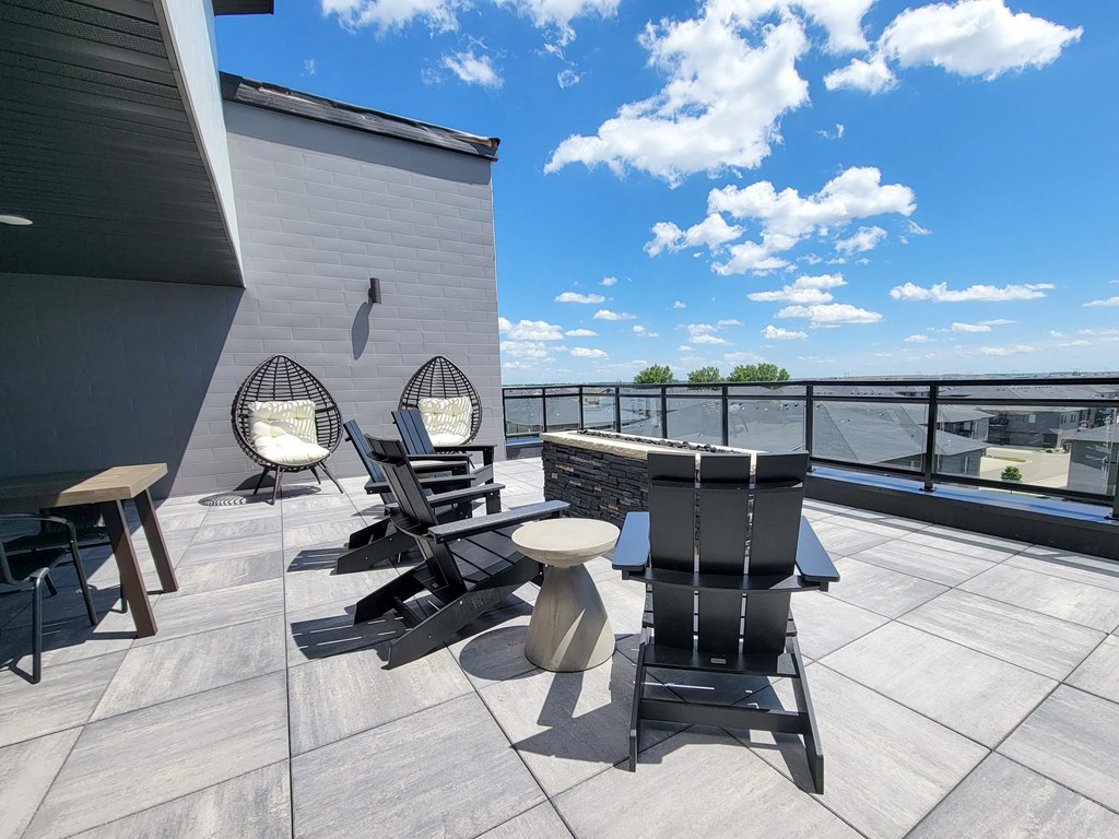 Rooftop Deck at The Haven on Veterans, Fargo, 58104