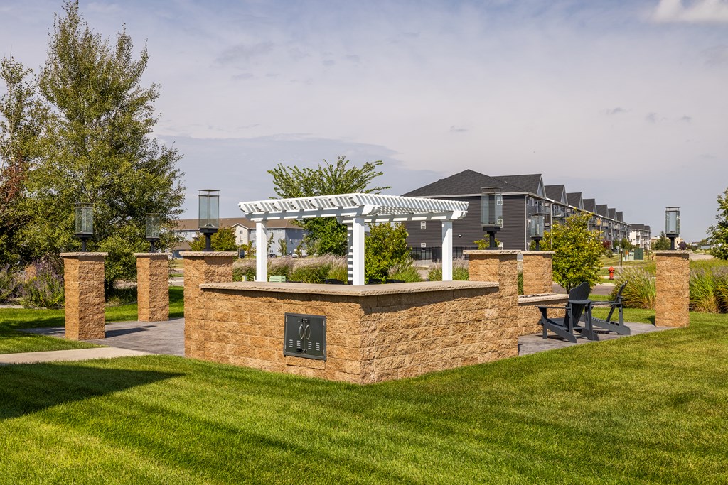 A building with a sign that says 17 on it.