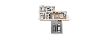 the heights heights heights bungalow floor plan with 2 car garage