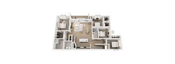 a floor plan of 455 sq ft with a bedroom and a living room