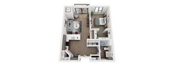 B3 Floor Plan at EagleRidge Plaza Residences, North Dakota