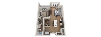 B3 Floor Plan at EagleRidge Plaza Residences, Fargo, ND, 58104