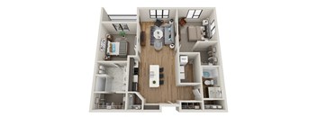 C2 New Floor Plan at EagleRidge Plaza Residences, Fargo, ND, 58104