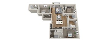 F New Floor Plan at EagleRidge Plaza Residences, Fargo, ND