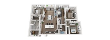 G Floor Plan at EagleRidge Plaza Residences, Fargo, ND
