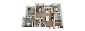 G Floor Plan at EagleRidge Plaza Residences, Fargo, ND