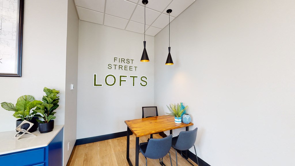 Lobby Sitting at First Street Lofts in Downtown Bismarck, Bismarck, 58506