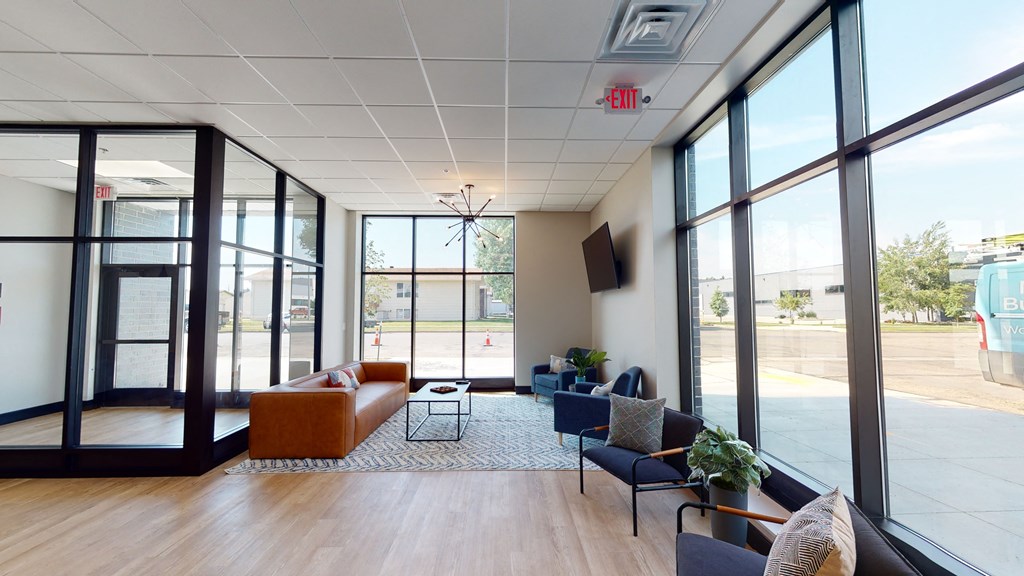 Lobby Lounge at First Street Lofts in Downtown Bismarck, Bismarck, ND