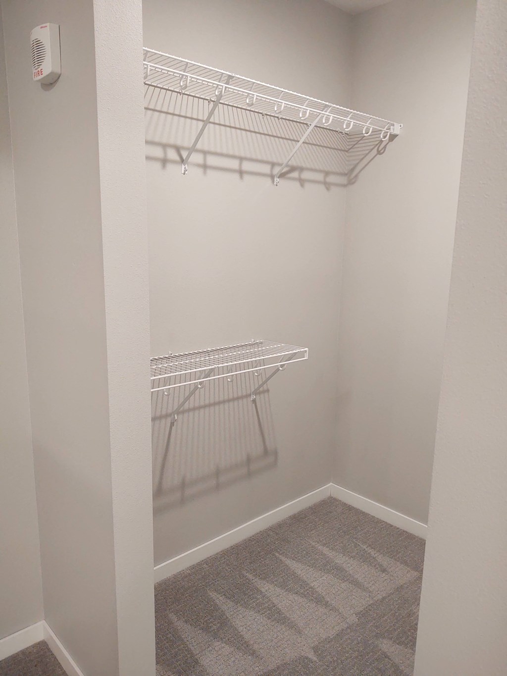a walk in closet at Northern Lights a Lifestyle-Driven Community, West Fargo, ND
