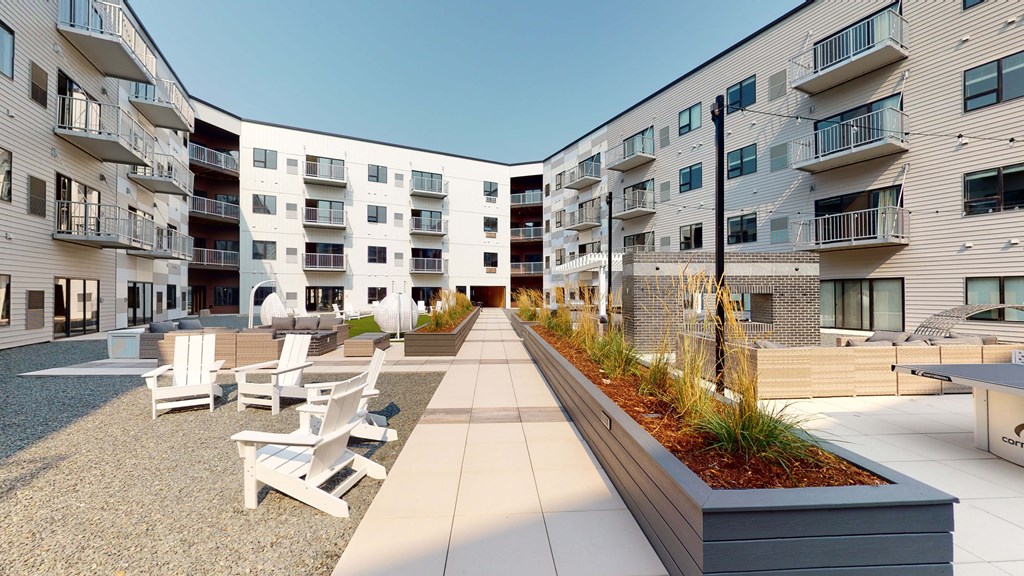 courtyard at Northern Lights a Lifestyle-Driven Community, West Fargo, North Dakota
