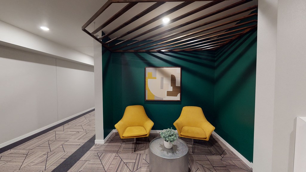 hallway with furniture at Northern Lights, West Fargo