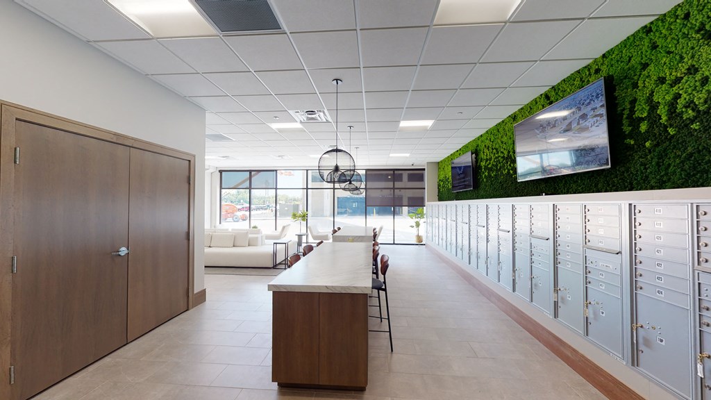 Mail room at Northern Lights a Lifestyle-Driven Community, West Fargo, ND, 58078