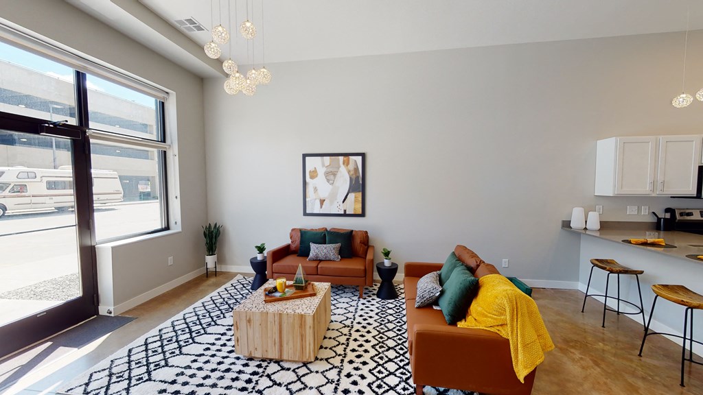 living room at Northern Lights a Lifestyle-Driven Community, North Dakota