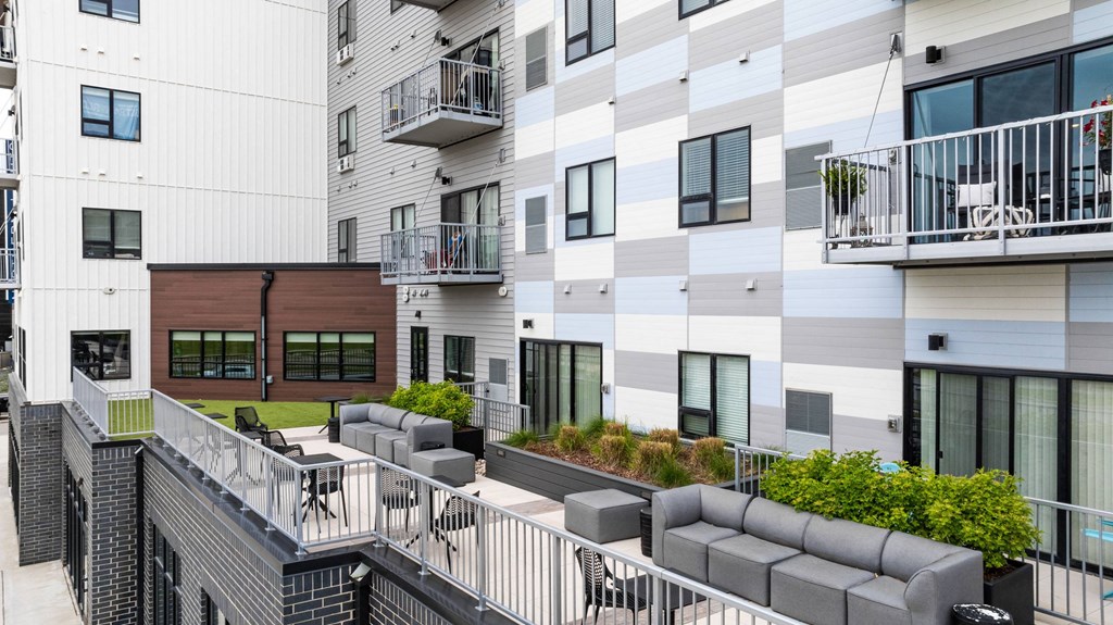  Building Side Patioat Northern Lights a Lifestyle-Driven Community, West Fargo, ND