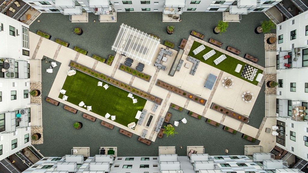 of a city with buildings and grass at Northern Lights a Lifestyle-Driven Community, West Fargo, ND