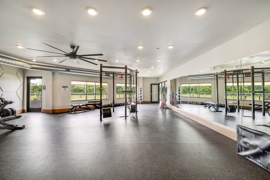 the gym at Northern Lights a Lifestyle-Driven Community, West Fargo, North Dakota