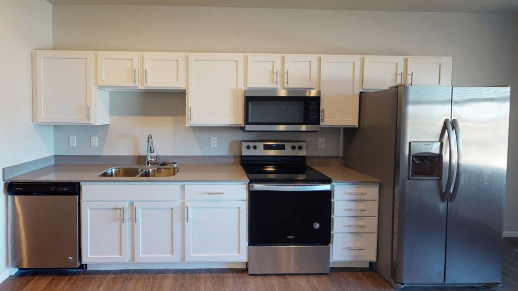 Open Concept Kitchen at First Street Lofts in Downtown Bismarck, North Dakota, 58506