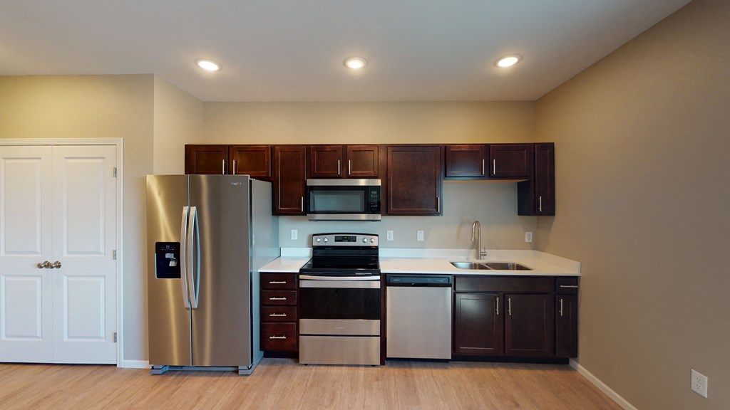 Open Concept Kitchen at The Haven on Veterans, North Dakota