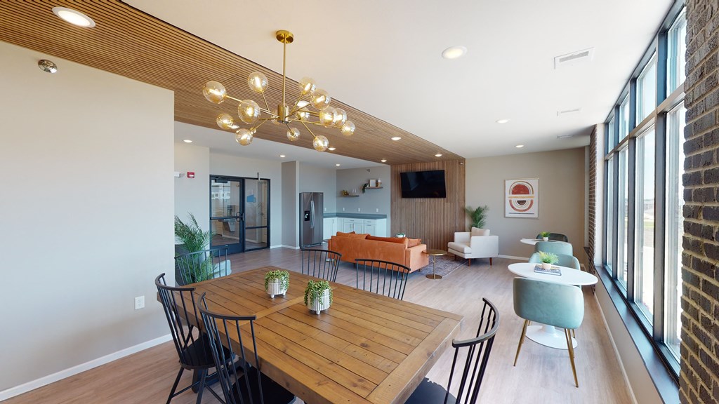 Community clubroom at The Haven on Veterans, North Dakota, 58104