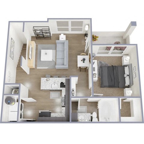 the floor plan of fountain court apartments
