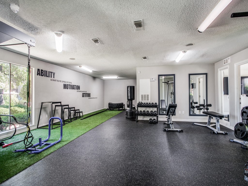 Fully Equipped Fitness Center at Seacrest Apartments, Garland, TX, Texas, 75044