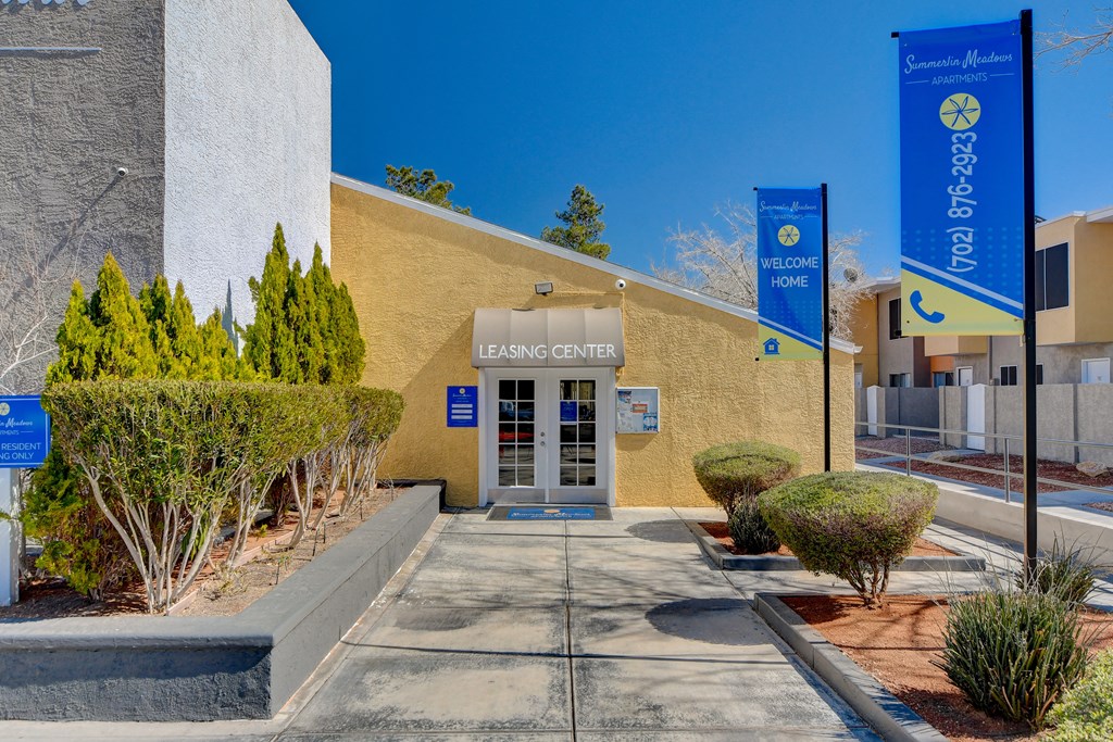 leasing building Entrance at Summerlin Meadows, Las Vegas, NV, 89102