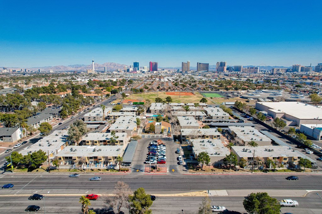 aerial view of city at Summer Meadows, Las Vegas, Nevada