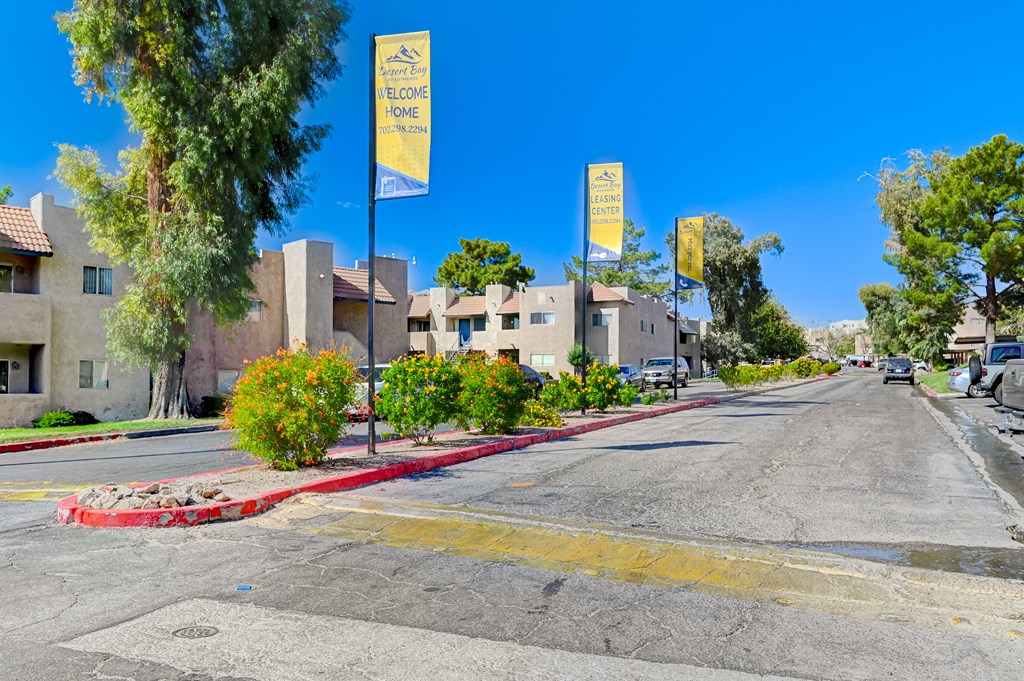 entrance at Desert Bay Apartments, Laughlin, Nevada