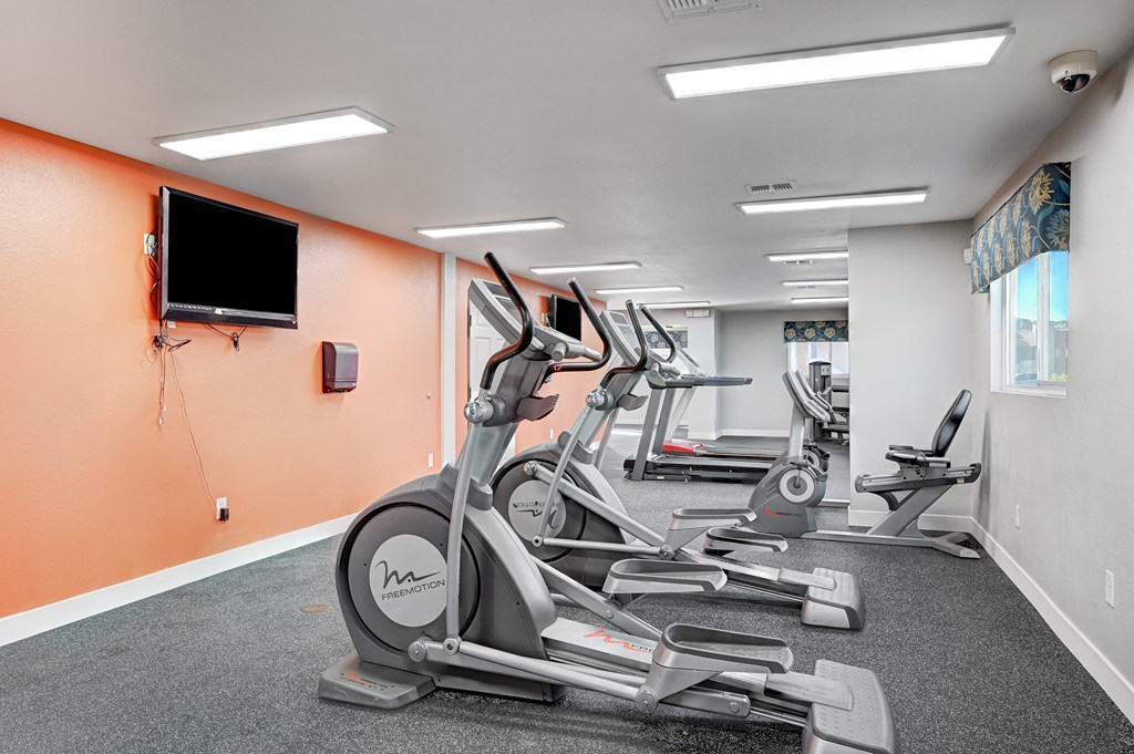 gym gym at Desert Bay Apartments, Laughlin