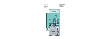 1 Bedroom A4 - 742sqft - SUNBAY at Seacrest Apartments, Garland