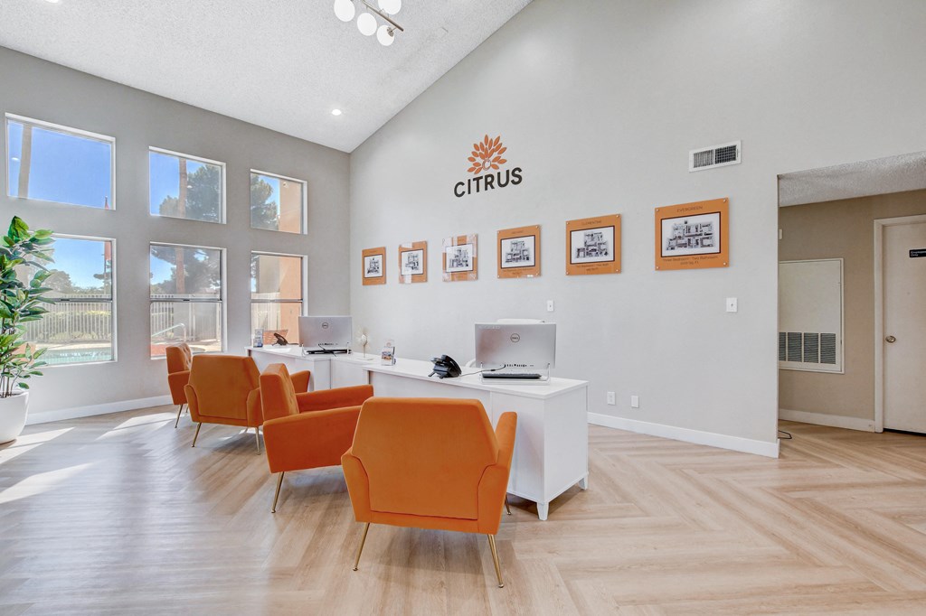 Large windows at Citrus Apartments, Las Vegas,89101