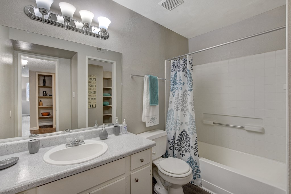 bathroom at Citrus Apartments, Las Vegas