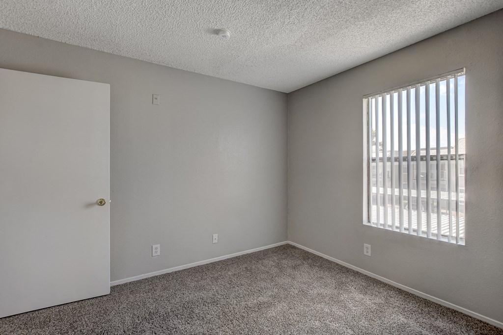 Empty Bedroom at Citrus Apartments, Las Vegas