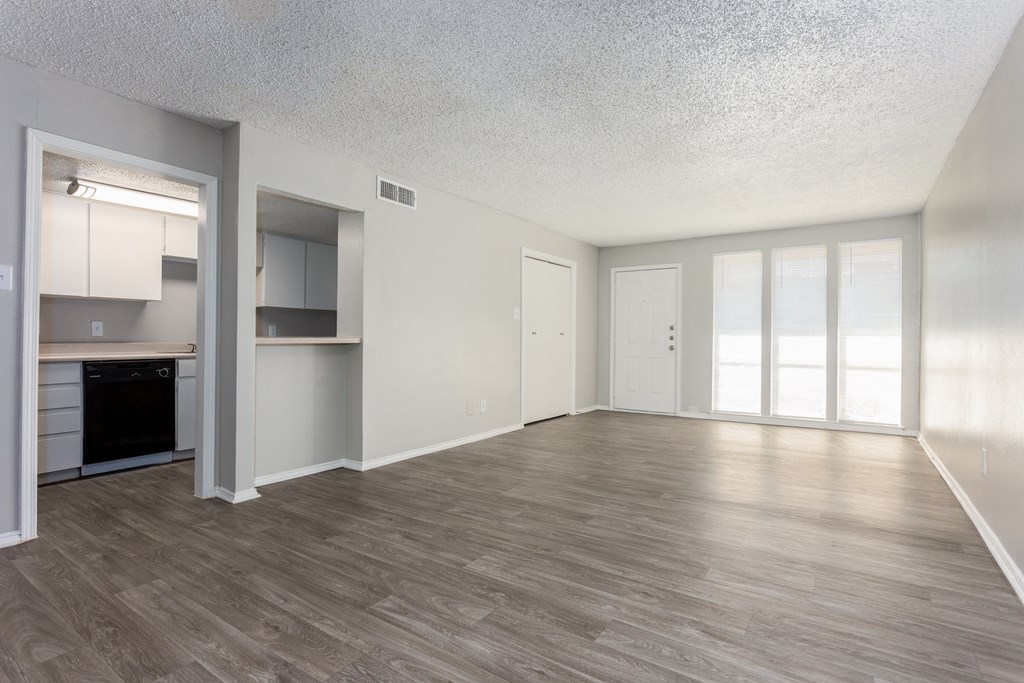 Expansive Living Room at Falls on Clearwood Apartments, Richardson