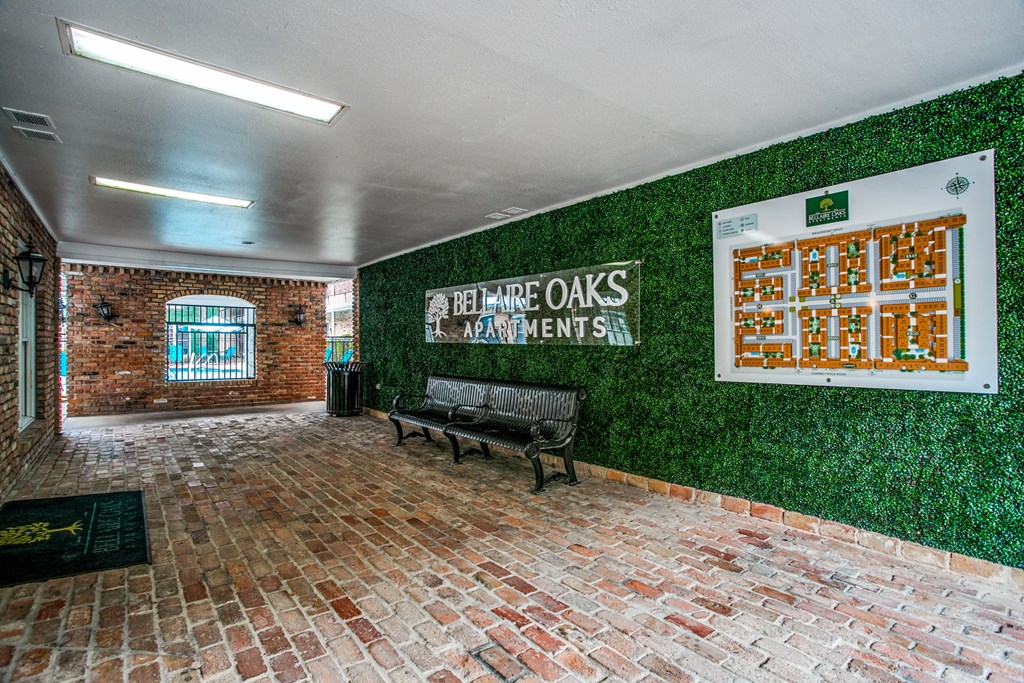Apartment Entrance Lobby at Bellaire Oaks Apartments, Houston, TX, 77096