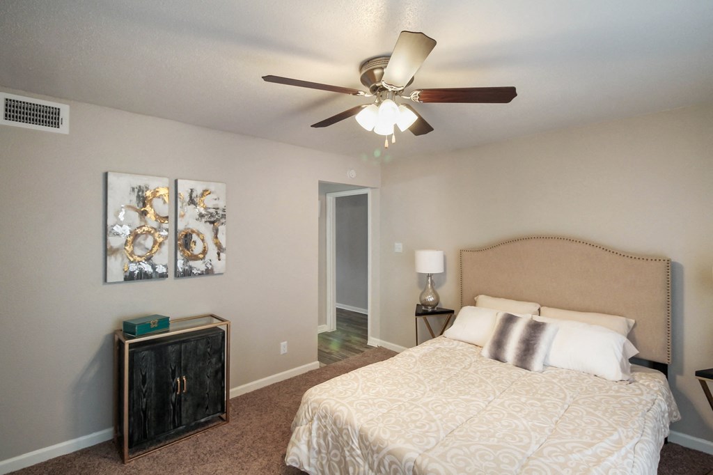 Gorgeous Bedroom at Seacrest Apartments, Garland, TX, Texas
