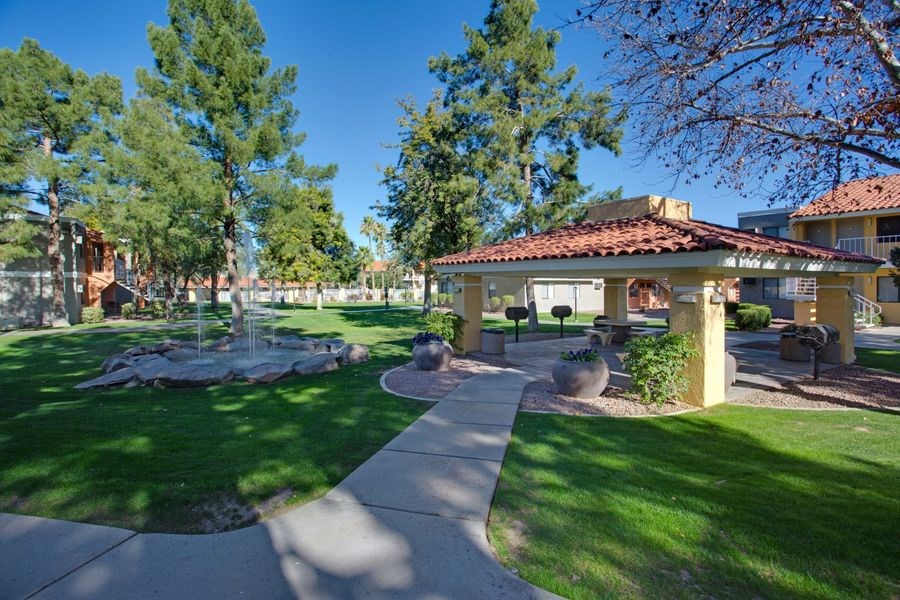 Landscaping at Valencia Park, Phoenix, Arizona